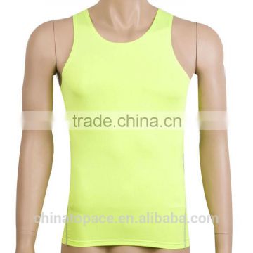 New Arrival Summer Gym Sports Men Breathable Sleeveless Undershirt Fitness Bodybuilding Tank Top Manufacturer
