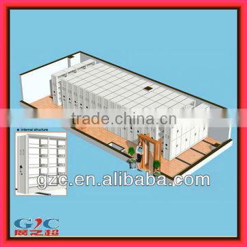 CE ISO9001 Fancy Steel Rack Compact Archives Manual Mobile Filing Shelving Storage System