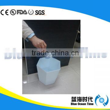 collapsible corrugated plastic recycle bins for office