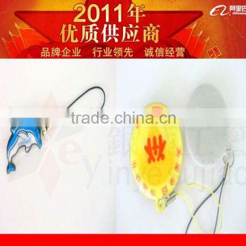 2011 new mobile phone charmings rubber for promo