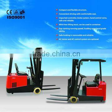 CPD-F Series 3-Wheels Electric Mini forklift (red color)