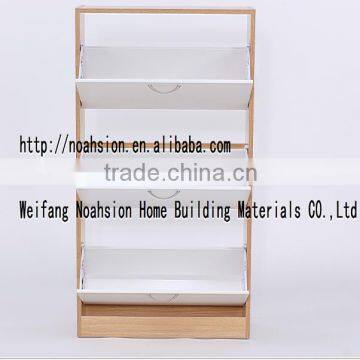 high quality modern wooden shoe cabinet shoe rack 3 door