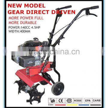 4.5HP Gear Direct Driven Cultivator Cheap Garden Tractor Tillers