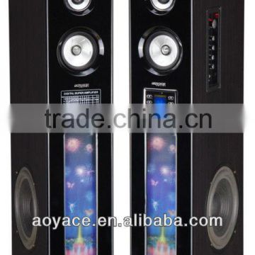 wood speaker cabinets with usb,sd,fm,remote,bluetooth