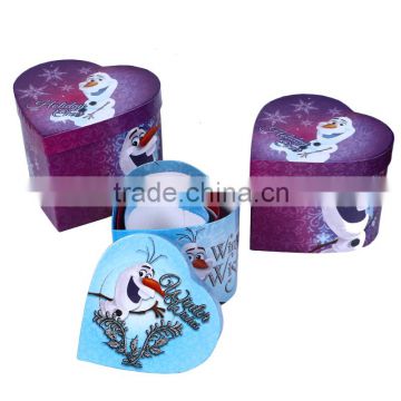 Colorful printed packaging gift set paper box in three - pieces