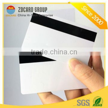 Clear blank and printed copying magnetic card