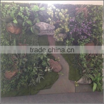2015 new design vertical plant wall artificial