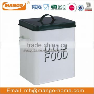 bird food metal storage box