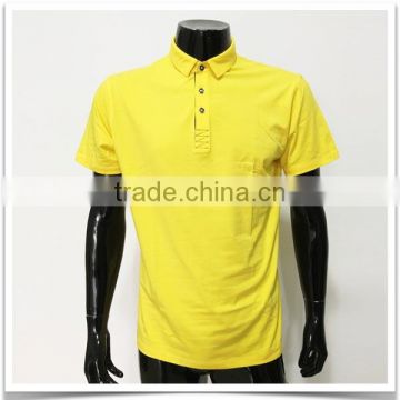 yellow and black polo shirt