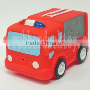 rubber fire engine truck toy, fire engine bath toy , rubber fire engine truck bath toy