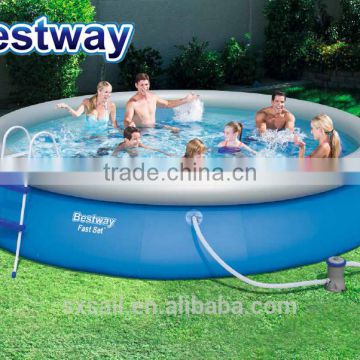 Bestway Trapezoidal Tank + nf 58383 uefa rules With Filter Pump