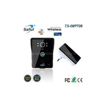 Saful TS-IWP708 wifi video door phone + wireless indoor dingdong doorbell