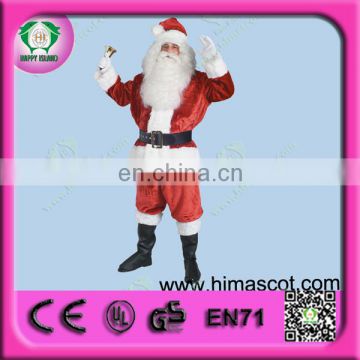 2017 red Santa Claus mascot costume Christmas costume party cosplay costume for boys