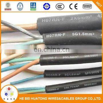 H05RR-F H05RN-F H07RN-F Flexible rubber insulated 4 core cable