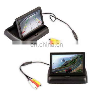 Car Reverse Parking 170 Wide-Angle HD Camera Rear View Foldable Display Monitor