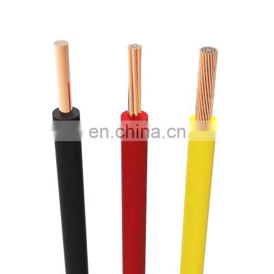 Colored flexible thin copper glass braiding silicone rubber wire electric heating single core cable
