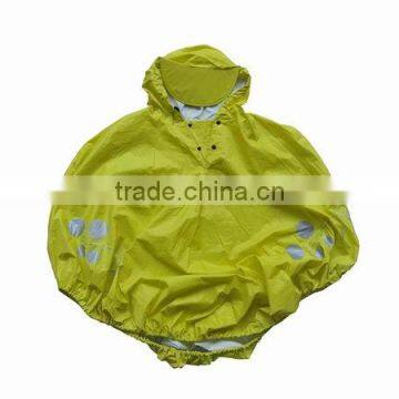 Garment factory supply waterproof rain poncho for men