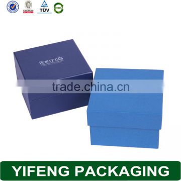 Fancy paper jewelry box custom made paper box packaging with lid square paper storage box