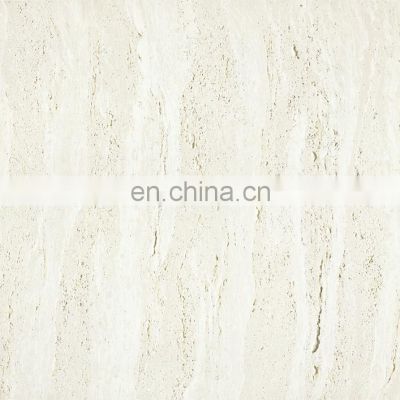 600x600 600x1200mm Beige Travertine Stone Look Porcelain Tile for Wall