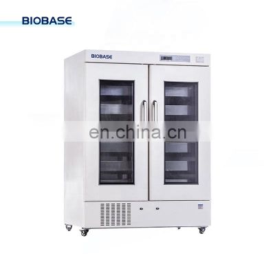 BIOBASE Blood Bank Refrigerator BBR-4V1000 1000L Upright Multiple Sensors Design Medical Blood Bank Refrigerator