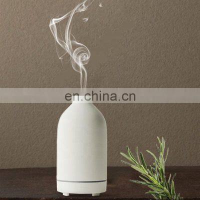 2021 Newest Ultrasonic Wooden Aromatherapy Diffuser with Led Light for Car