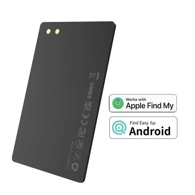 Rechargeable Low Energy Apple Find My Wallet Card Finder Tracker Bluetooth Thin Card Device Tracking