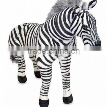new design high quality zebra stuffed toy