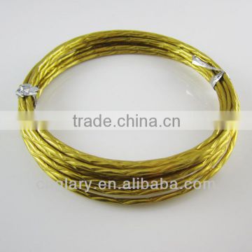 Anodized aluminum wire for jewelry