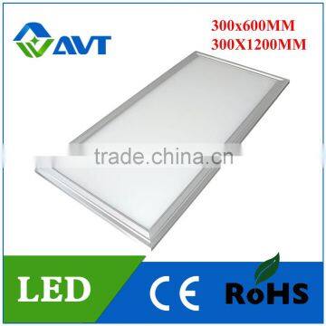 600x300 mm ultra slim Led Panel light 24W Flat CE ROHS High lumen high brightness LED Down light
