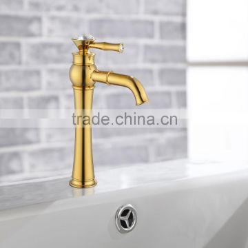 Buotique Hand Wash Golden Finished Water Brass Faucet                        
                                                Quality Choice