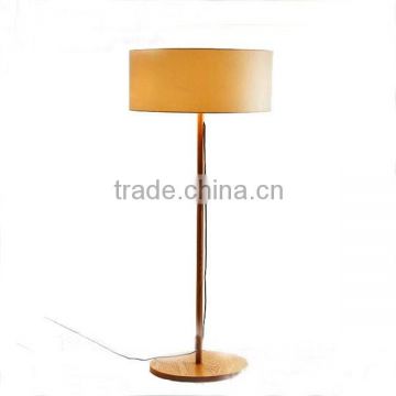 modern hand made wood ceramic floor lamp