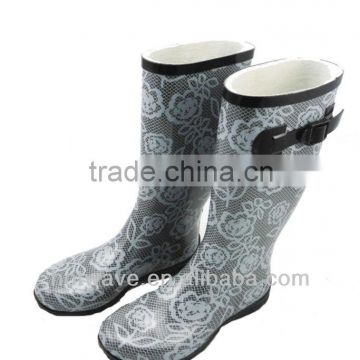 2014 new style lady's fashion rainboots/rubber boots