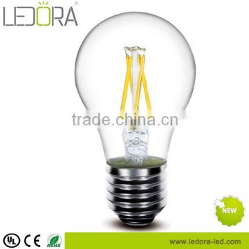 Hot sale All glass no plastic 2200k 3.5w dimmable filament led lamp e27