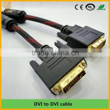 Wholesale gold plated dvi cable 24+1 with high quality data transfer