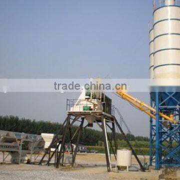 fixed stationary compact concrete mixing plant HZS40 40m3/h with CE certification