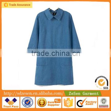 Bottom Dress Washed Skirt The Double Pocket China Wholesale Women Apparel