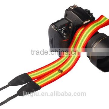Colourful Ribbon Pattern D-SLR Red Camera Strap Shoulder Neck Strap Grip LO-01