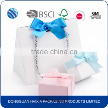 Newest Design Coated Paper Bags for Jewelry & Gift Packaging Bag Wholesale