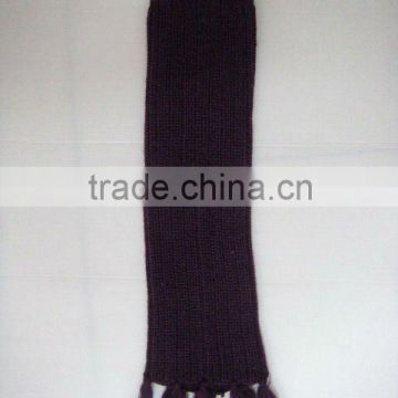 100%Acrylic Knitting Tassel Leg Warmers for Women