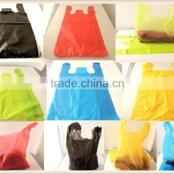 wholesale vb-18 11x21 Red, Blue, Black, Lime & Yellow T-Shirt Merchandise Bags w/6" gusset