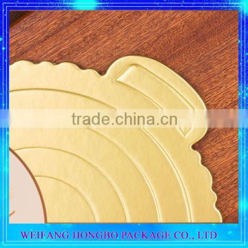 Manufacturer Price Gold Film Cake Board Square With SGS Test