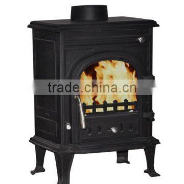 Cheap Simple Style Cast Iron Wood Burning Stove With Bolier
