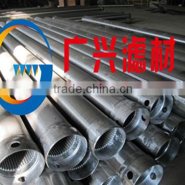 stainless steel 304 prepacked wedge wire water well screens pipe for ground water dewatering