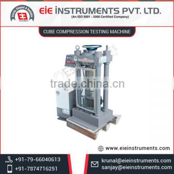 Universal Material Cube Compression Testing Machine for Lab at Lowest Price
