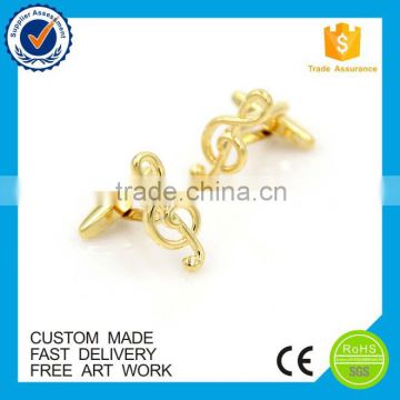 Custom gold plated Metal design your own cufflinks