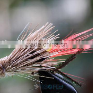 Elk Wing Red Tail Elk Hair Caddis Muddler Minnow Dry Flies Trout Fly Fishing Lures