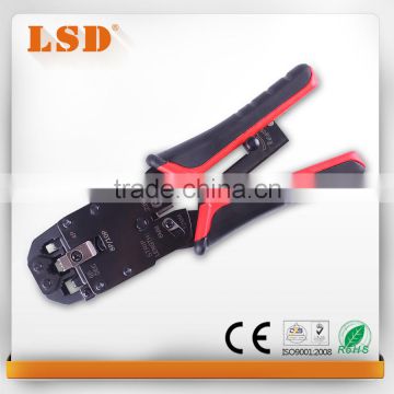 LSD brand LT-200R rJ10 RJ11 RJ12 modular plug crimping amp network tool for rj45 keystone jack network hand tools crimper