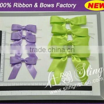 Solid Color Satin Bows, Packaging Bows Satin Ribbon Wholesale