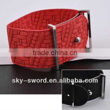 2013 new arrival bracelet leather make customer design promotional item bracelet factory GB10361