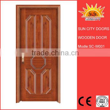 SC-W001 Latest Design Solid Wooden Doors Design